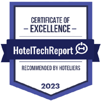 Certificate of Excellence Awards by Hotel Tech Report