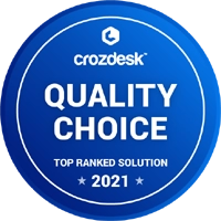 crozdesk quality choice badge 2022